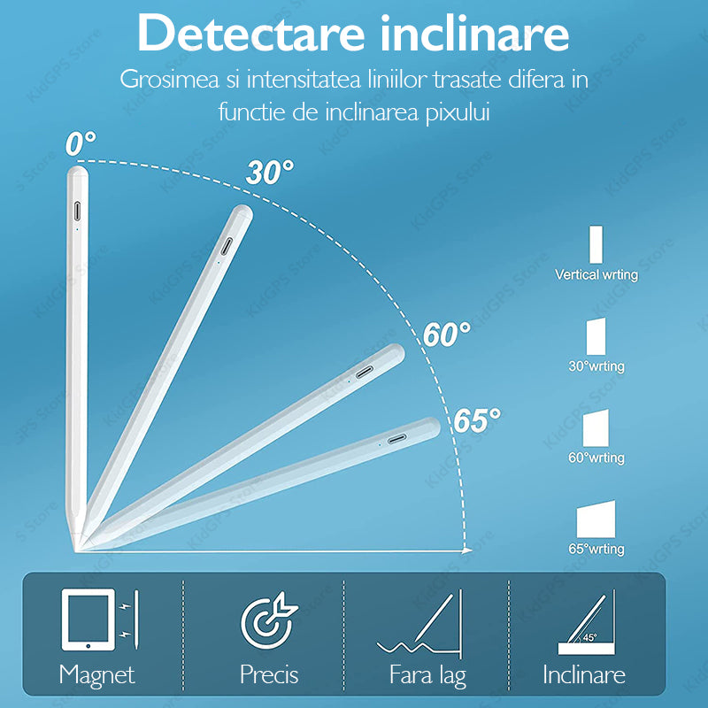 Stylus iPad Pen Techone A3T, Alb Stylus iPad Pen Techone A3T, Alb